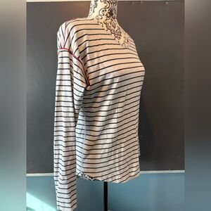 Lululemon Striped Long Sleeve Top